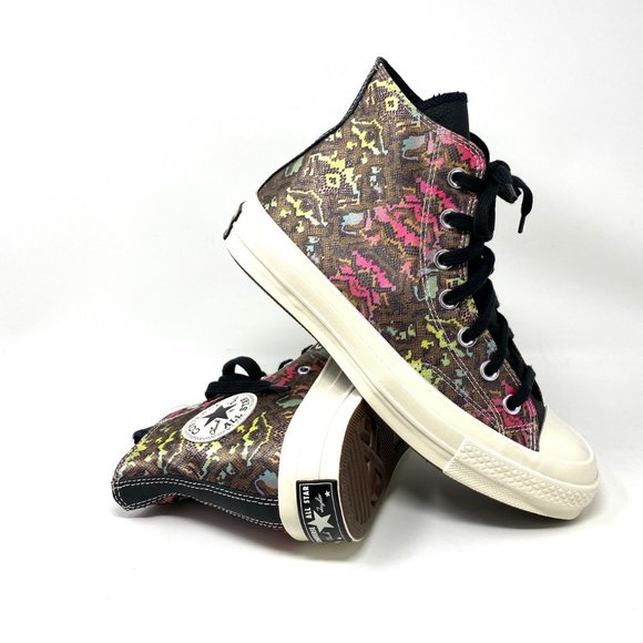 💖MEGA SALE💖Converse Chuck 70 Women's Digital Daze Snakes Brown Canvas 570264C - Picture 7 of 9